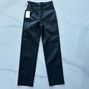 Aritizia Wilfred the Melina new with tags black leather pants